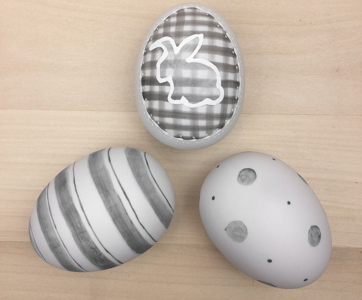 Black and White Easter Egg set