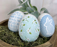 Light Blue Ceramic Egg Set