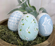 Lavender Ceramic Egg Set