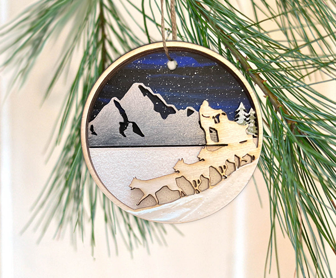 Dog Sled Ornament