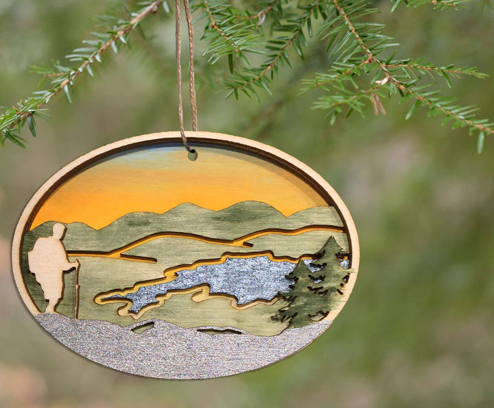 Hiking Ornament