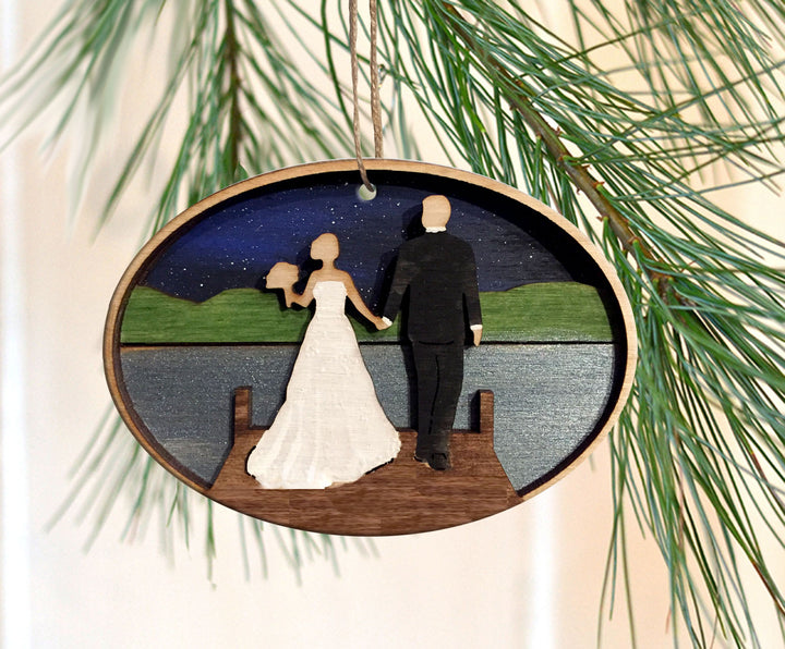 Wedding ornament at the lake