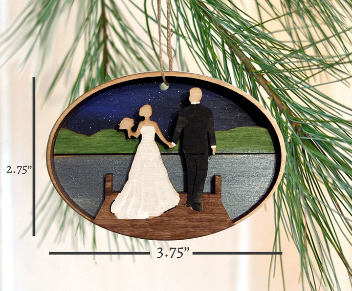 Wedding ornament at the lake