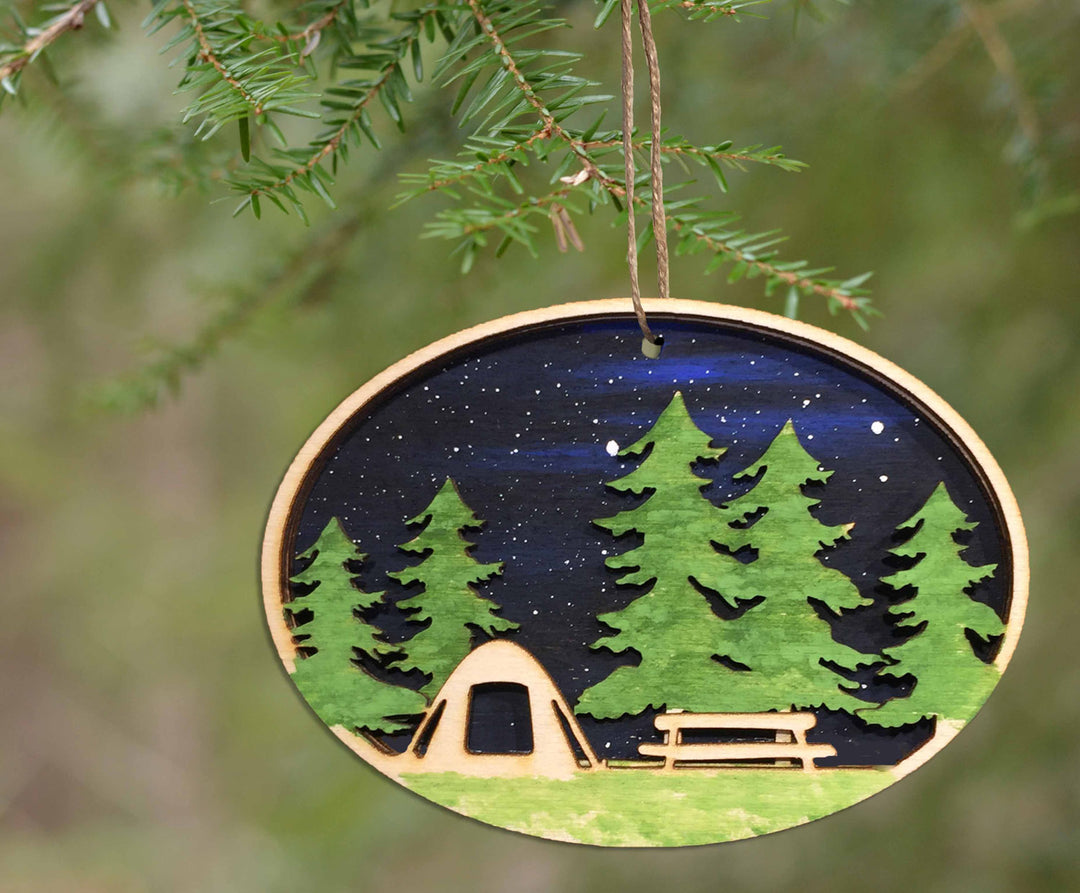 Night Campout Ornament