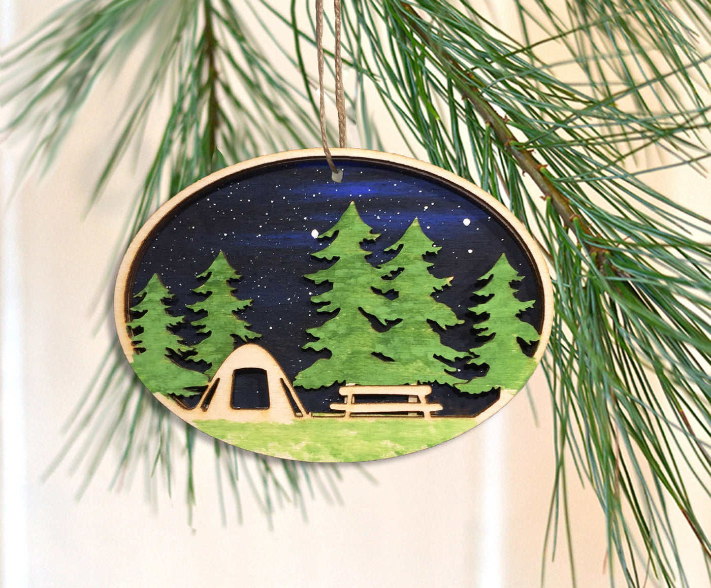 Night Campout Ornament