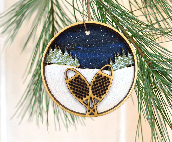 Snowshoe Ornament