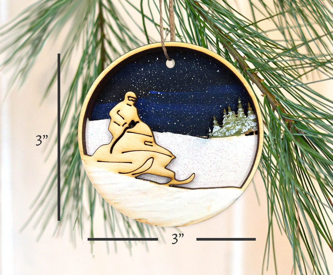Snowmobile Ornament