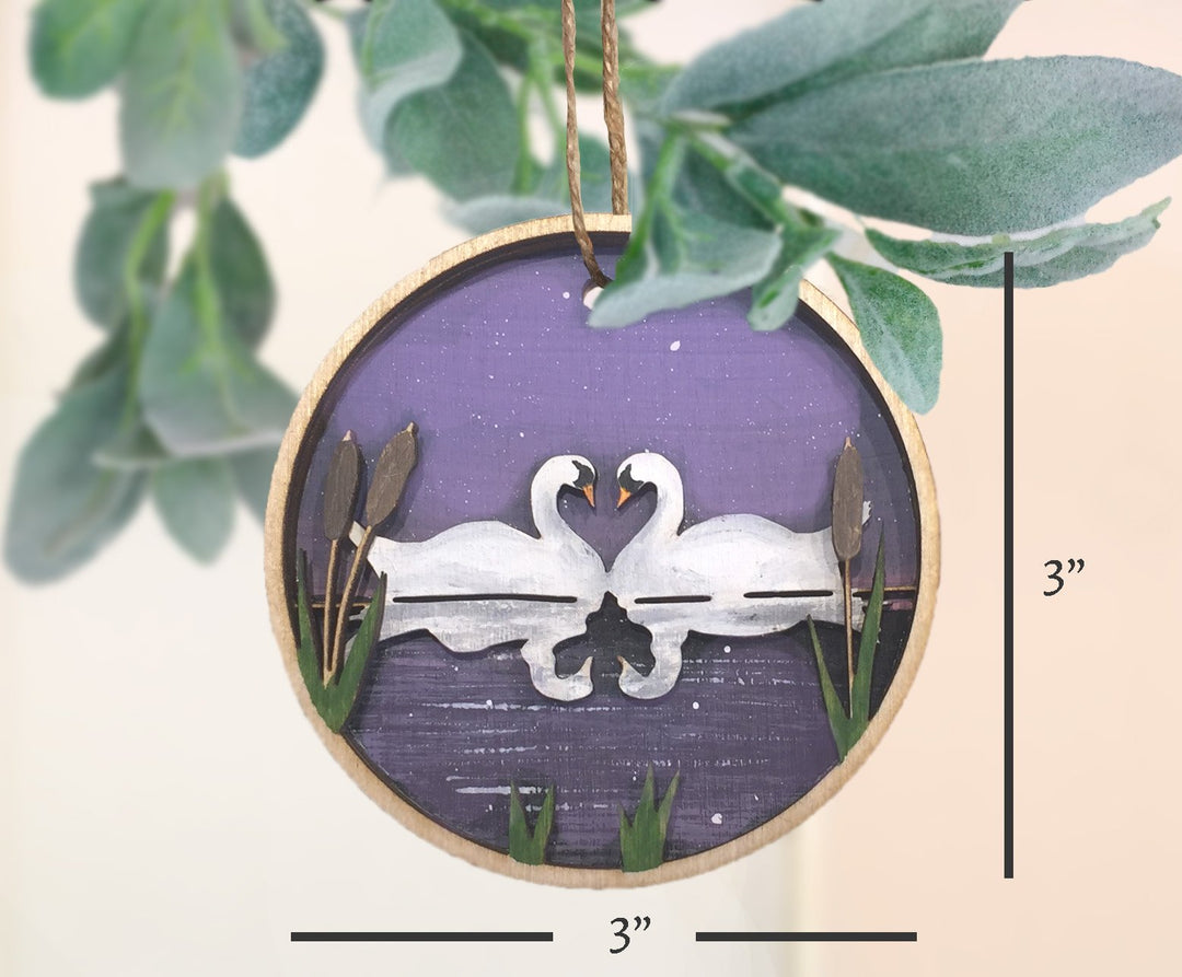 Valentine's Day Swans