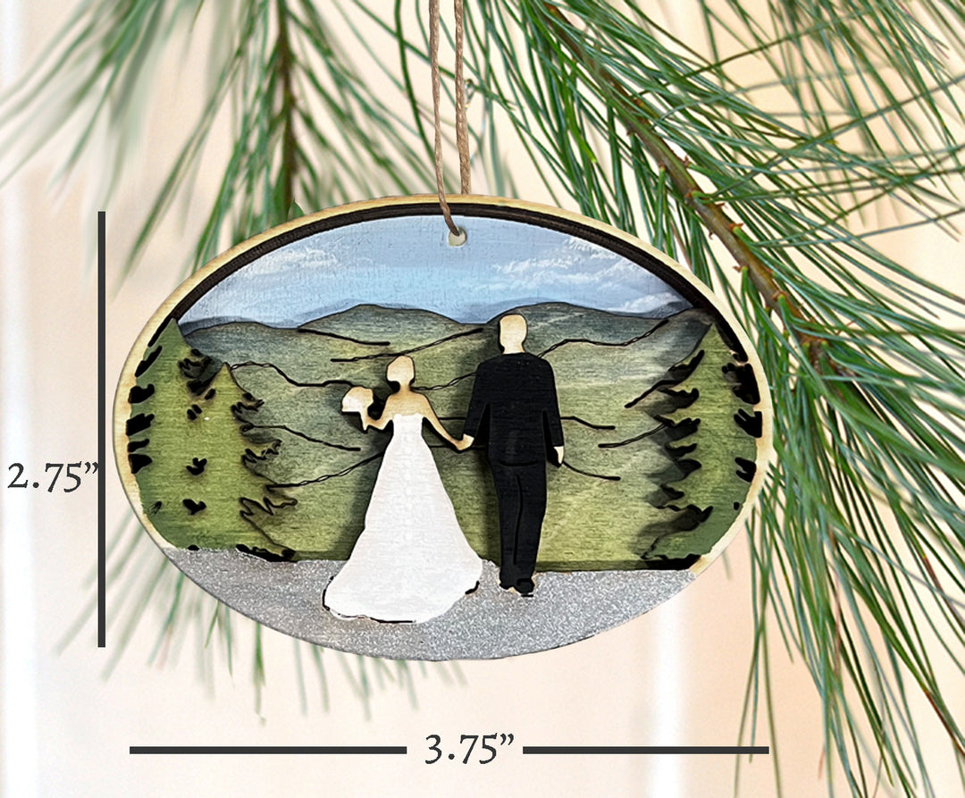 Wedding Ornament in the Mountains