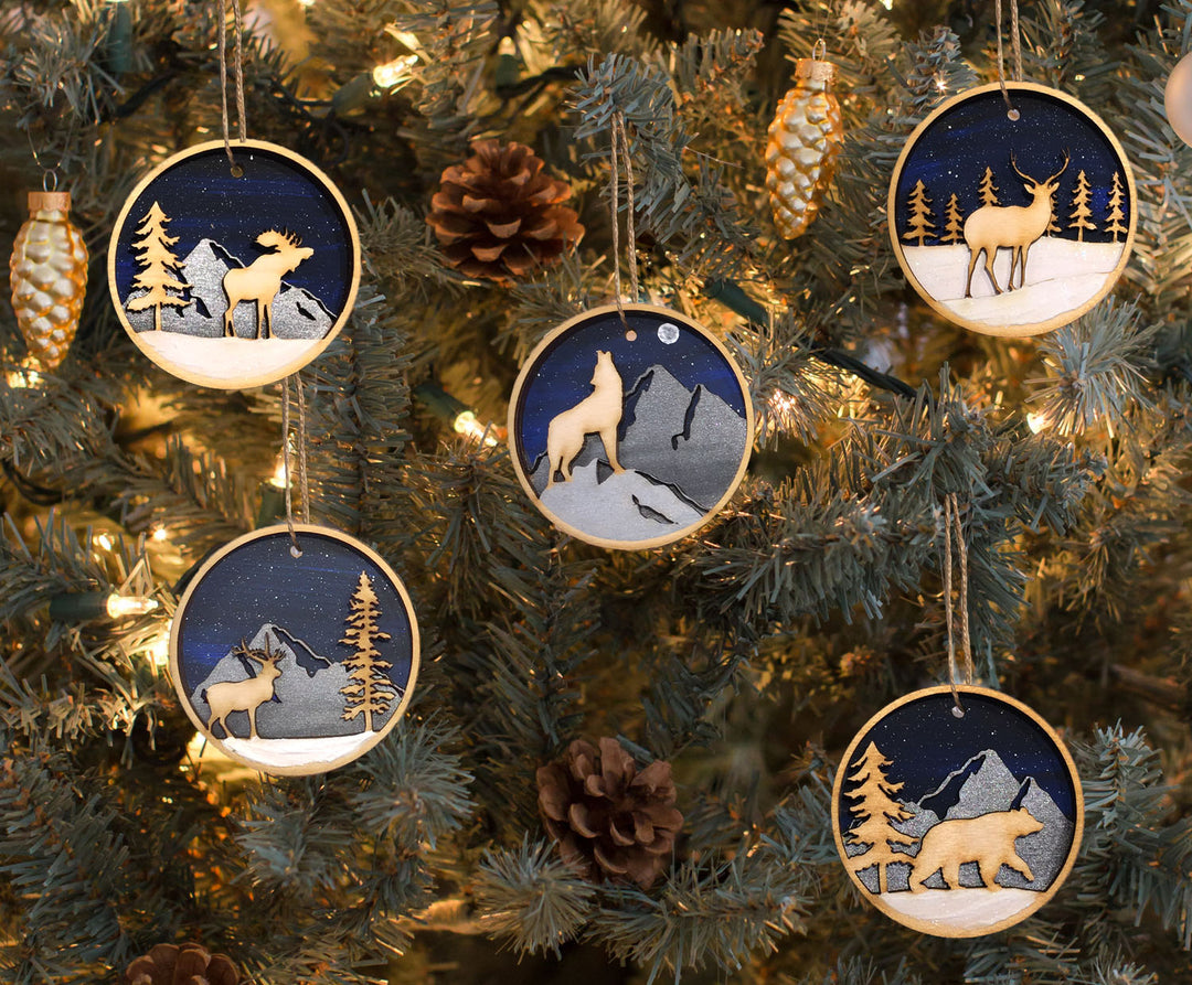 Wooden Cabin Ornament